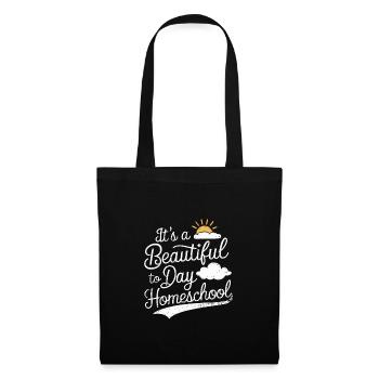 Homeschool Mom Dad Family Life Community Journey - Tote Bag - black - Front