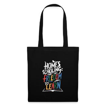 Homeschool Mom Dad Family Life Community Journey - Tote Bag - black - Front
