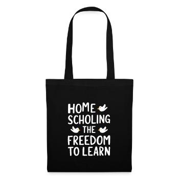 Homeschool Mom Dad Family Life Community Journey - Tote Bag - black - Front