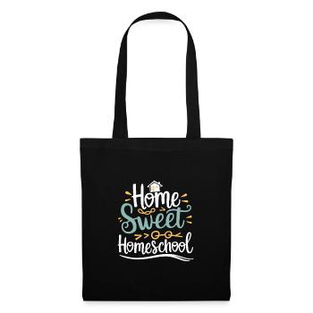 Homeschool Mom Dad Family Life Community Journey - Tote Bag - black - Front