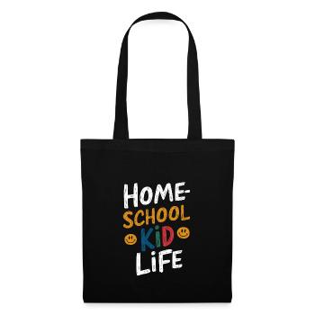 Homeschool Mom Dad Family Life Community Journey - Tote Bag - black - Front