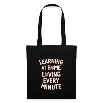 Homeschool Mom Dad Family Life Community Journey - Tote Bag - black - Front