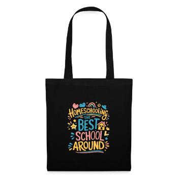 Homeschool Mom Dad Family Life Community Journey - Tote Bag - black - Front