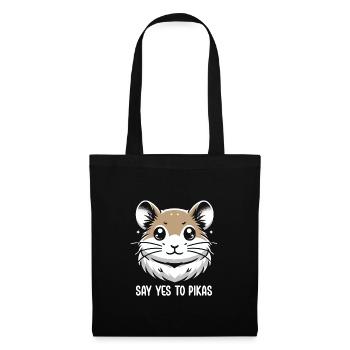 Design américain Pika Lover pour Pika - Sac en tissu - noir - Devant