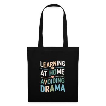 Homeschool Mom Dad Family Life Community Journey - Tote Bag - black - Front