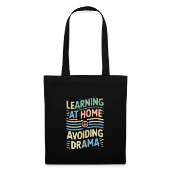 Homeschool Mom Dad Family Life Community Journey - Tote Bag - black - Front