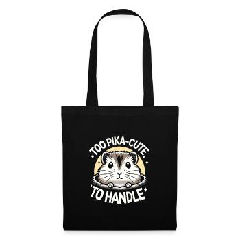 Design américain Pika Lover pour Pika - Sac en tissu - noir - Devant