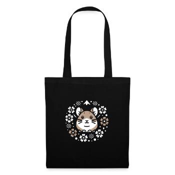 Design américain Pika Lover pour Pika - Sac en tissu - noir - Devant