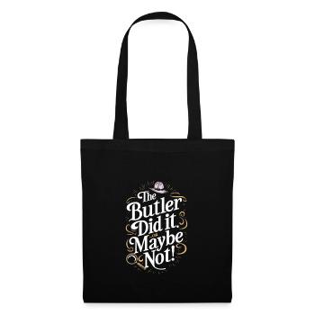 Meurtre Mystère Tenue De Dîner, Fête, Scène De Crime - Sac en tissu - noir - Devant