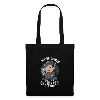 Murder Mystery Dinner Outfit, Party, Crime Scene - Tote Bag - black - Front