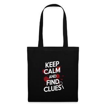 Meurtre Mystère Tenue De Dîner, Fête, Scène De Crime - Sac en tissu - noir - Devant