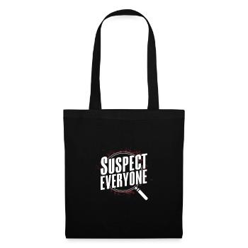 Meurtre Mystère Tenue De Dîner, Fête, Scène De Crime - Sac en tissu - noir - Devant