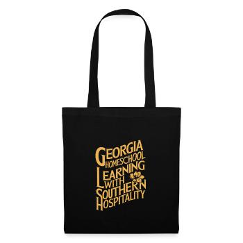Georgia Homeschool Mom Life in Peach State - Tote Bag - black - Front