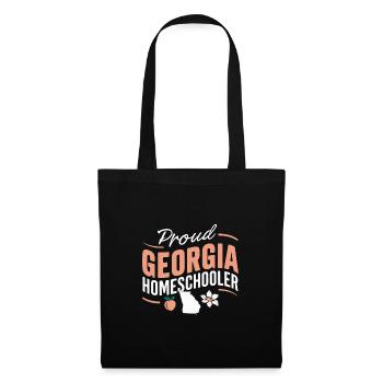 Georgia Homeschool Mom Life in Peach State - Tote Bag - black - Front