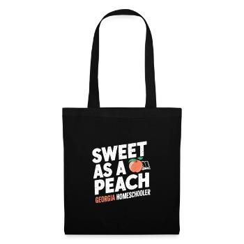 Georgia Homeschool Mom Life in Peach State - Tote Bag - black - Front
