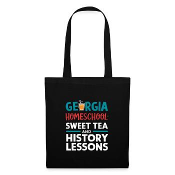 Georgia Homeschool Mom Life in Peach State - Tote Bag - black - Front