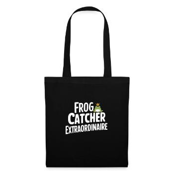 Amphibian frog hunter enthusiast, frog trapping - Tote Bag - black - Front