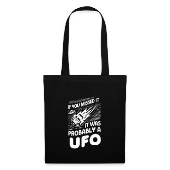 Amateur d’observation des étoiles et de pluie de météores - Sac en tissu - noir - Devant