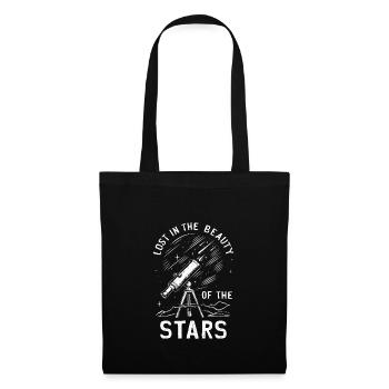 Stargazing And Meteor Shower Enthusiast - Stoffbeutel - Schwarz - Vorne