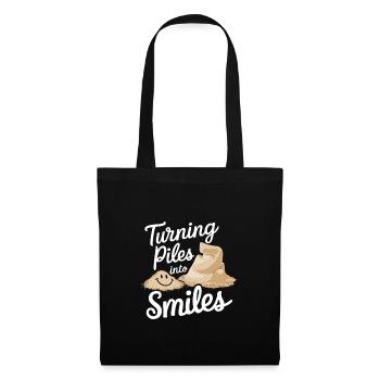 Professional sand sculptors on the beach at the - Tote Bag - black - Front
