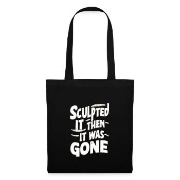 Professional sand sculptors on the beach at the - Tote Bag - black - Front