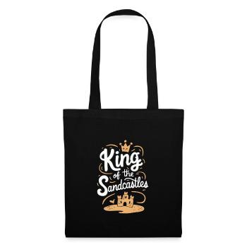 Professional sand sculptors on the beach at the - Tote Bag - black - Front