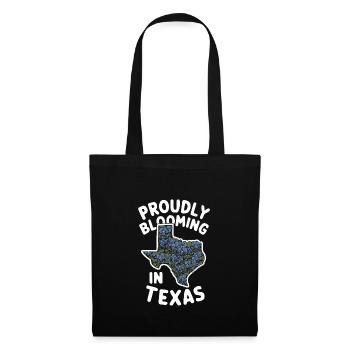 Texas Fleurs sauvages Saison Champs Fleurs Texas - Sac en tissu - noir - Devant
