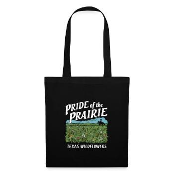 Texas Fleurs sauvages Saison Champs Fleurs Texas - Sac en tissu - noir - Devant