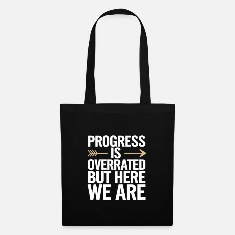 Leadership et gestion orientés vers le progrès pour - Sac en tissu - noir
