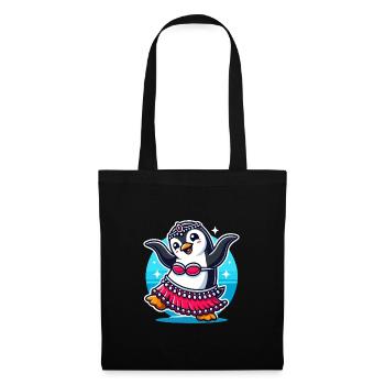 Mouvements rythmiques en danse orientale : - Sac en tissu - noir - Devant