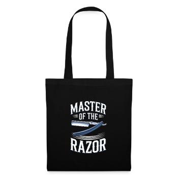Vibrations de salon de coiffure et coupes de cheveux classiques pour - Sac en tissu - noir - Devant