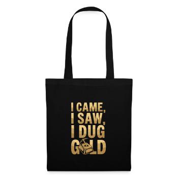 Gold Rush Adventure Gold Prospector Treasure Hunt - Tote Bag - black - Front