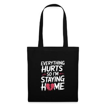 Introversion Style alternatif Émotionnel - Sac en tissu - noir - Devant