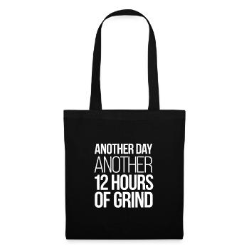 Agitation entrepreneuriale et bourreau de travail en affaires - Sac en tissu - noir - Devant