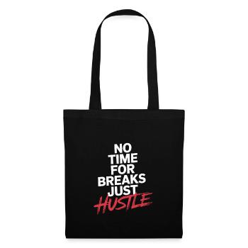 Agitation entrepreneuriale et bourreau de travail en affaires - Sac en tissu - noir - Devant