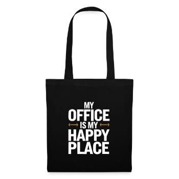 Agitation entrepreneuriale et bourreau de travail en affaires - Sac en tissu - noir - Devant