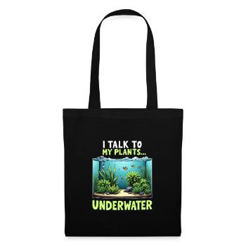 Aquascaping Enthusiast Underwater Gardening - Stoffbeutel - Schwarz - Vorne