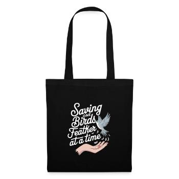 Passionate About Bird Rescue and Wildlife - Tote Bag - black - Front