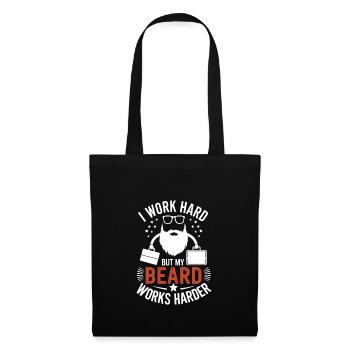 Bearded Professional Work Life Beard Pride Bearded - Stoffbeutel - Schwarz - Vorne