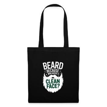 Funny Beard Humor for Beard Enthusiasts and Lovers - Tote Bag - black - Front