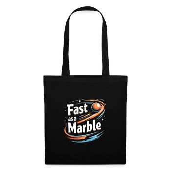 Des aventures palpitantes de courses de billes pour les passionnés - Sac en tissu - noir - Devant