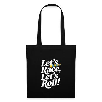 Des aventures palpitantes de courses de billes pour les passionnés - Sac en tissu - noir - Devant