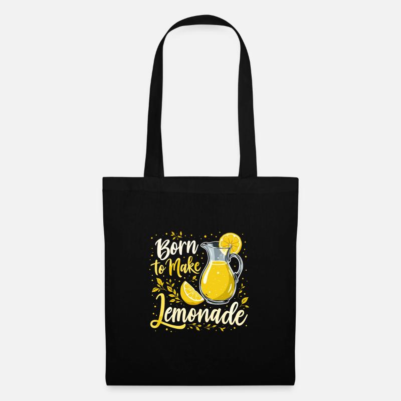 Refreshing Lemonade Vibes: Perfect for Lemonade - Stoffbeutel - Schwarz