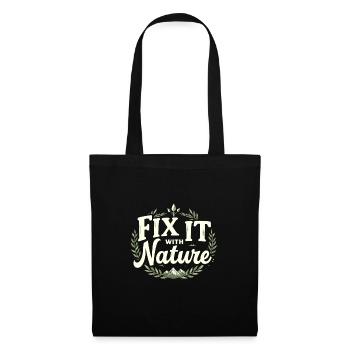 Nature Healing and Wellness Connection Through - Tote Bag - black - Front