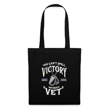 Honor Veterans Day with Patriotism and Military - Tote Bag - black - Front
