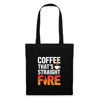 Amateurs de café Culture du café Café du matin Barista - Sac en tissu - noir - Devant