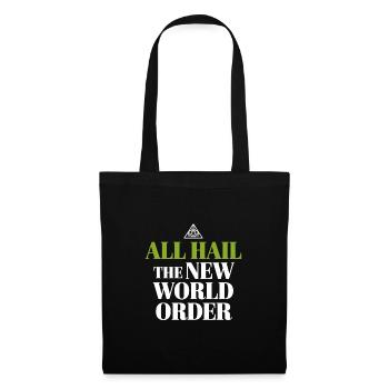 Conspiration mondiale du Nouvel Ordre Mondial - Sac en tissu - noir - Devant
