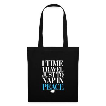 Passionné de science-fiction et de voyage dans le temps - Sac en tissu - noir - Devant