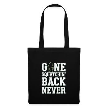 Bigfoot Believer Sasquatch Cryptid Forest Creature - Tote Bag - black - Front