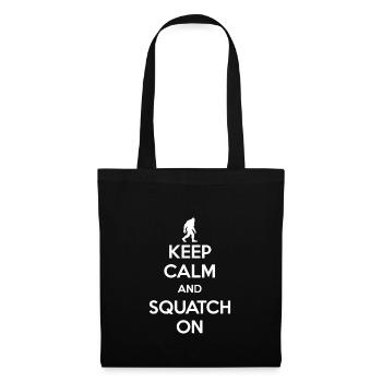 Bigfoot Believer Sasquatch Cryptid Forest Creature - Tote Bag - black - Front